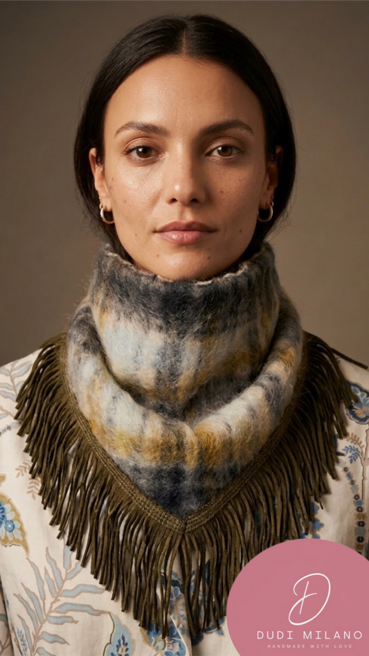 Sciarpa in Lana e Alpaca